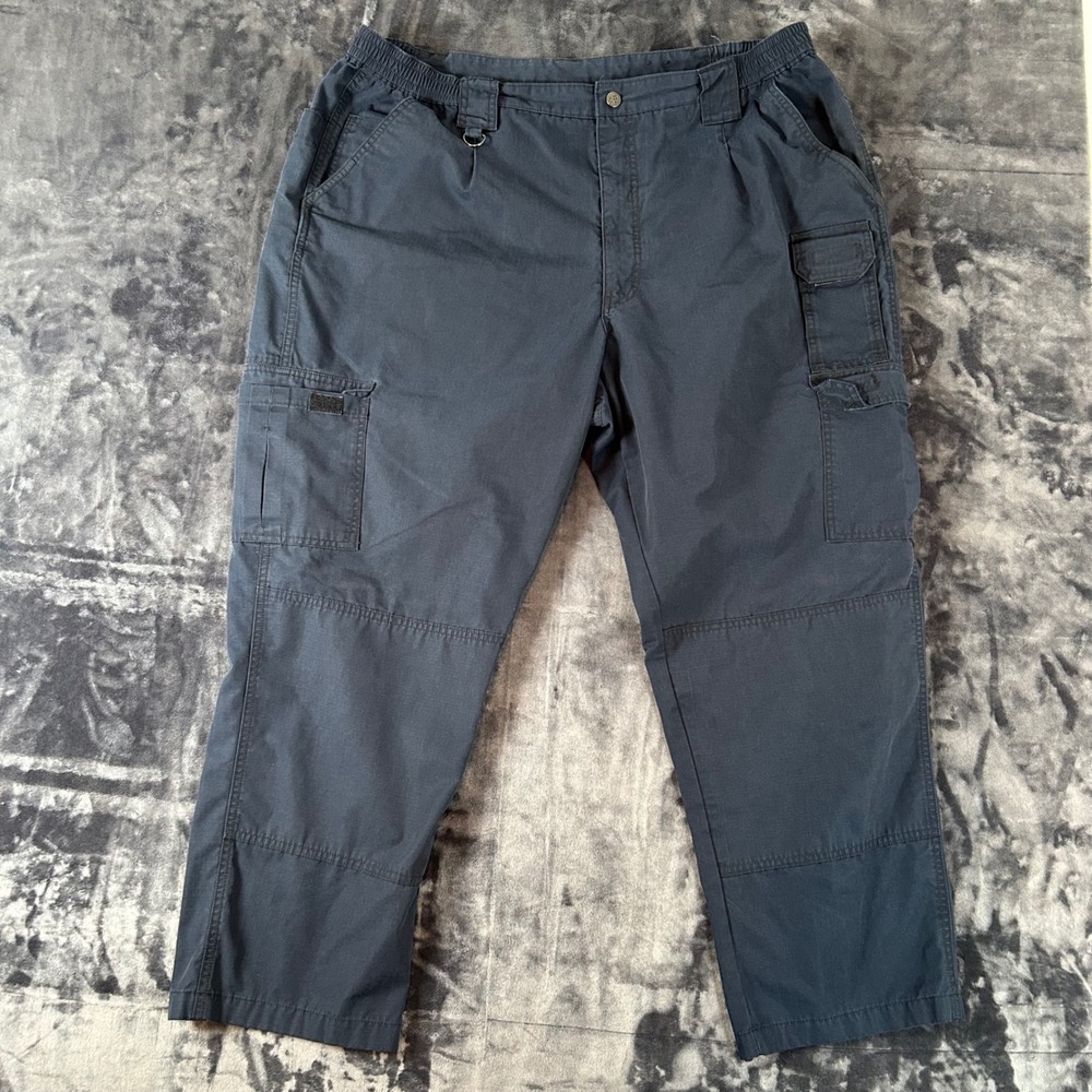 Propper Cargo Tactical Pants Mens 44 Navy Blue Ripstop Multi-Pocket Workwear
